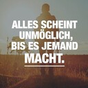 Hallo liebe Freunde„glaube an das Unmögliche und das Unmögliche wird möglich“ln unserem Sprachverständnis ist das Wort „unmöglich“ absolut und scheint keinen Ausweg zuzulassen.Wirklich? Ist es nicht vielmehr genau umgekehrt? „Unmöglich“ hat auch das Wort „möglich“ drin! Und die Silbe „Un“ steht fast immer nur für „so nicht“! Es heisst also nicht „unmöglich“, sondern „so-nicht-möglich“.Das ist aber das pure Gegenteil! Es bedeutet: »Es gibt immer einen Weg. Du hast ihn nur noch nicht gefunden.«Vielleicht fehlt dir nur noch die feste Überzeugung, dass du es wirklich schaffst? Dann frage dich: »Was kannst du heute tun, um deine Überzeugung in das 100%ige Gelingen zu stärken? Mental? Aktiv durch Handeln?«Ist es nicht toll zu wissen, dass auch andere Menschen vor dir schon in der gleichen oder einer ähnlich verzwickten Situation waren und dass auch sie es schafften? ››Alles, was je ein Mensch geschaffen hat, kannst auch du erreichen. Weil du mit den genau gleichen Rezepten und Gesetzen arbeitest, wie alle anderen auch«herzlichstDany & Josiwww.iloveme.one#retreat #auszeit #spiritualitaet #selbstvertrauen #ilovemeprinzip #community #meditation #hauenstein...